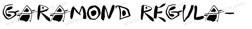 Garamond Regula字体转换